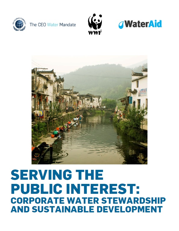 Corporate Water Stewardship and SDG's