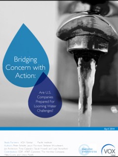 <a href=http://pacinst.org/publication/bridging-concern-with-action-are-us-companies-prepared-for-looming-water-challenges/>Bridging Concern with Action: Are US Companies Prepared for Looming Water Challenges?</a>